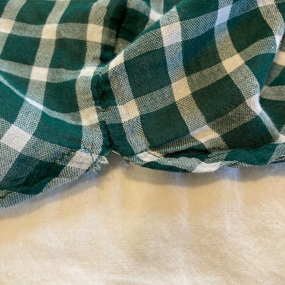 J. Crew Green Plaid Long sleeve Shirt - Picture 5 of 5